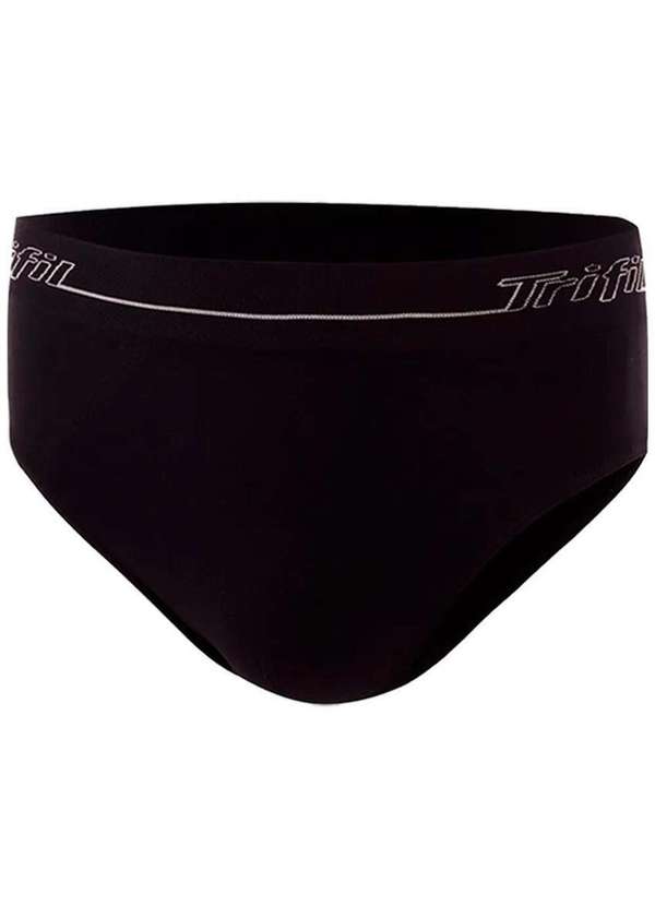 Trifil - Kit com 10 Cuecas Slip Trifil 0543 Preto 2