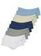 Zorba - Kit com 10 Cuecas Slip Zorba com Abertura 185 Branco - variação: Branco-Grafite-Marinho-Bege-Denim