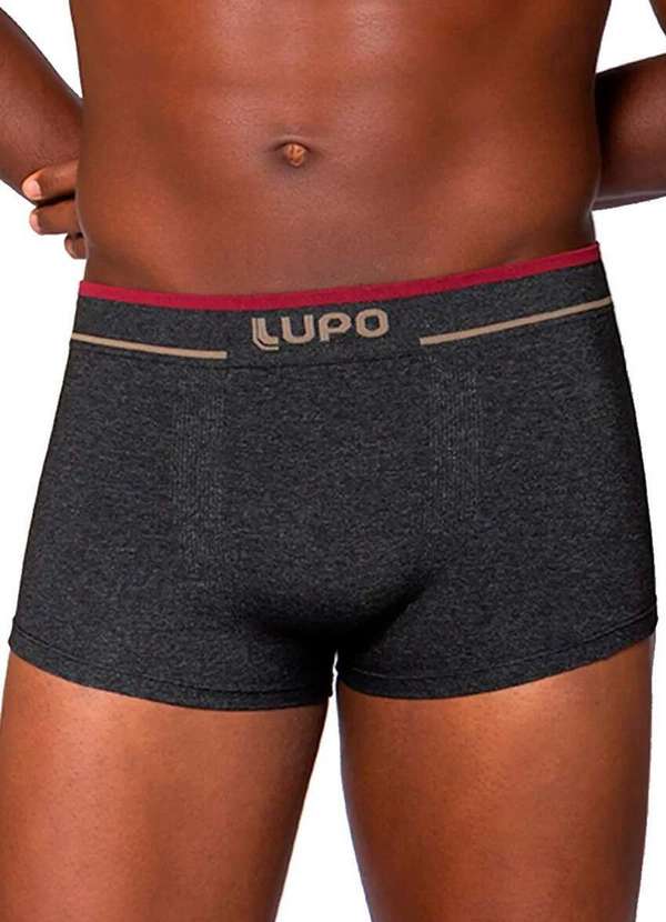 Lupo - Kit com 10 Cuecas Sunga Lupo 526-001 Preto-Mescla 2