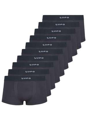 Kit com 10 Cuecas Sunga Lupo 656-001 - LUPO