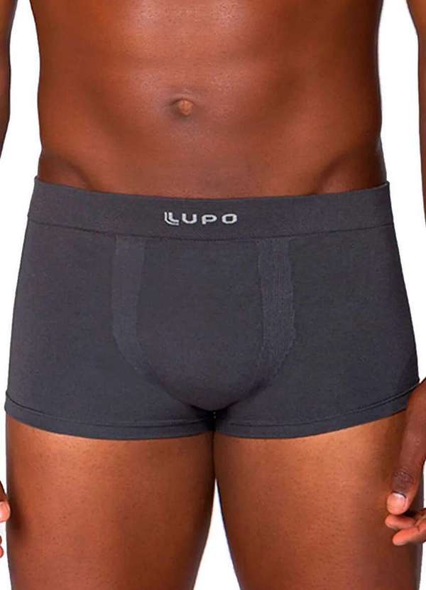 Lupo - Kit com 10 Cuecas Sunga Lupo 656-001 Grafite 2