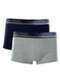 Calvin Klein - Kit com 2 Cuecas Boxer Calvin Klein C11.11 Az08-Azul-Marinho-Cinza - variação: Az08-Azul-Marinho-Cinza