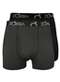 Zorba - Kit com 2 Cuecas Boxer com Abertura Zorba 848 Preto - variação: Chumbo-Preto
