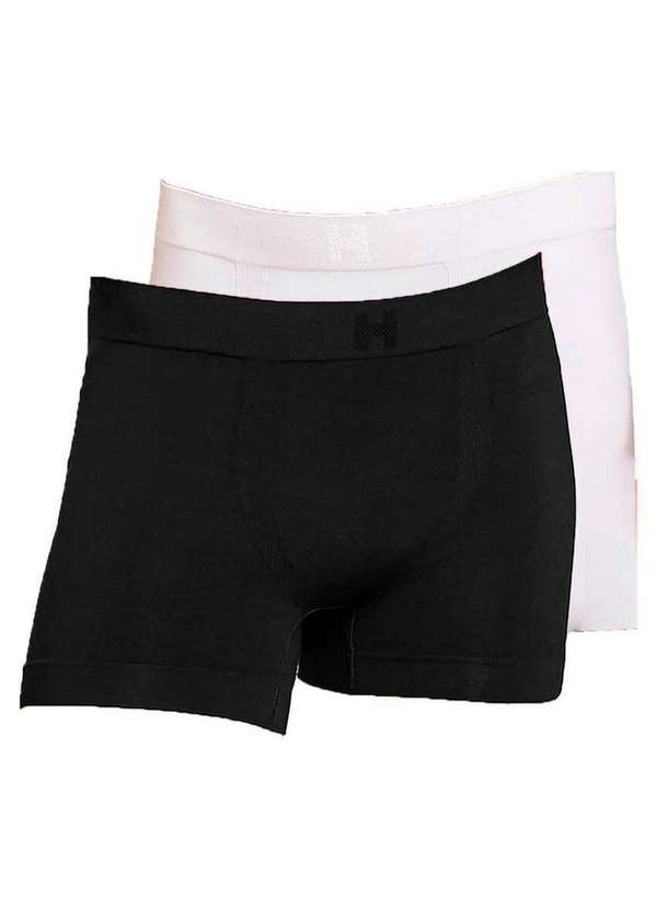 Hope - Kit com 2 Cuecas Boxer Hope Smc61020 Preto-Branco