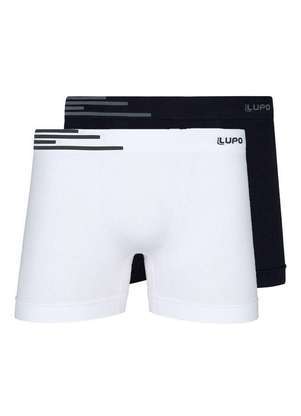 Kit com 2 Cuecas Boxer Lupo 436-002 - LUPO