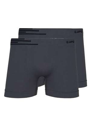 Kit com 2 Cuecas Boxer Lupo 436-002 - LUPO