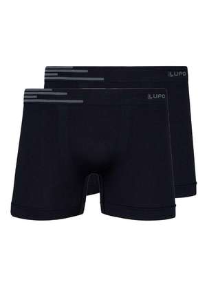 Kit com 2 Cuecas Boxer Lupo 436-002 - LUPO