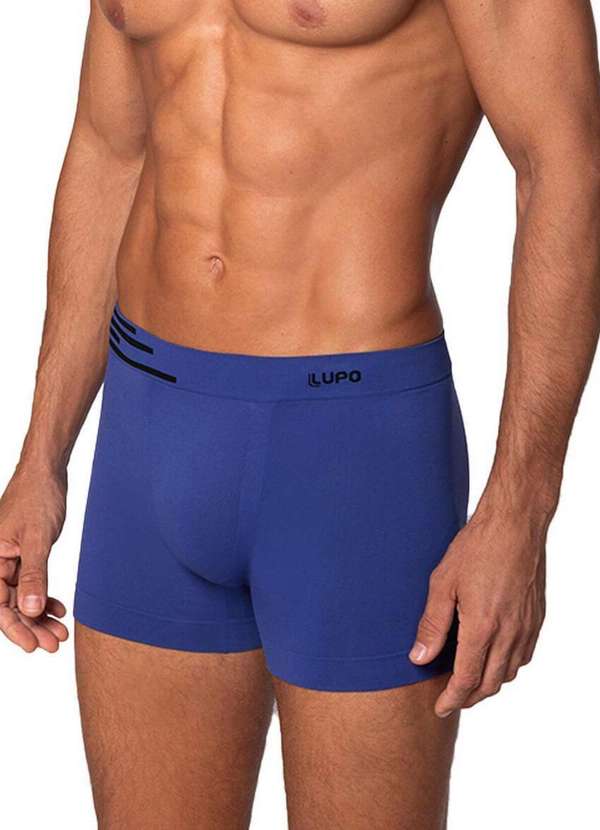 Lupo - Kit com 2 Cuecas Boxer Lupo 436-002 Vermelho-Azul-Nautico 3