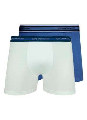 Kit com 2 Cuecas Boxer Lupo 523-003 - LUPO