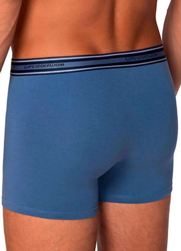 Lupo - Kit com 2 Cuecas Boxer Lupo 523-003 Marinho-Azul 5