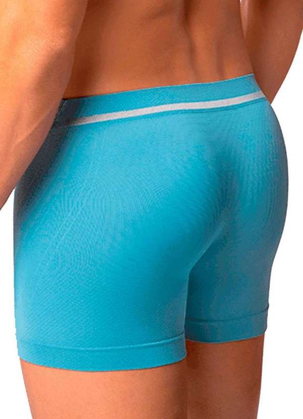 Lupo - Kit com 2 Cuecas Boxer Lupo 671-002 Azul-Claro 3
