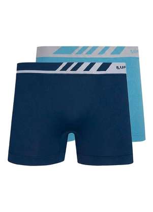 Kit com 2 Cuecas Boxer Lupo 671-002 - LUPO