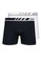 Lupo - Kit com 2 Cuecas Boxer Lupo 671-002 Preto - variação: Preto-Branco