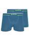 Lupo - Kit com 2 Cuecas Boxer Lupo 733-004 Cinza - variação: Azul