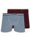 Lupo - Kit com 2 Cuecas Boxer Lupo 733-004 Cinza - variação: Cinza-Marsala