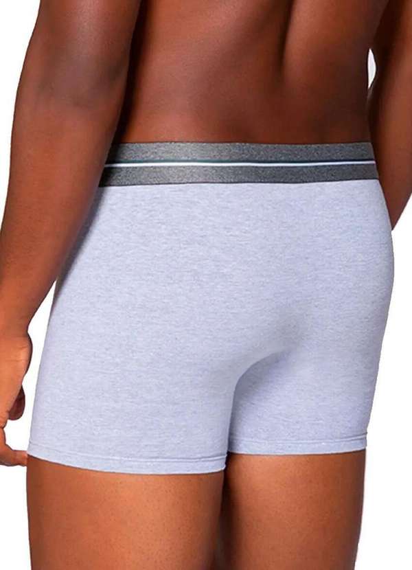 Lupo - Kit com 2 Cuecas Boxer Lupo 784-016 Cinza 3