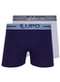 Lupo - Kit com 2 Cuecas Boxer Lupo 784-016 Marinho-Cinza - variação: Marinho-Cinza