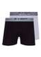 Lupo - Kit com 2 Cuecas Boxer Lupo 784-016 Marinho-Cinza - variação: Preto-Cinza