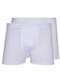 Lupo - Kit com 2 Cuecas Boxer Lupo 784-017 Branco - variação: Preto-Azul