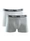 Mash - Kit com 2 Cuecas Boxer Mash 110.36 Az08-Marinho-Cinza - variação: Br00-Branco-Cinza