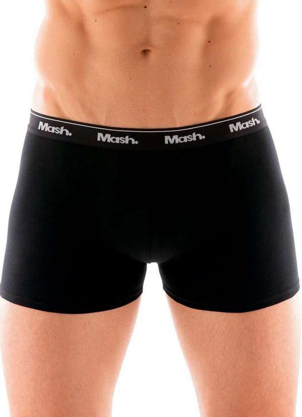 Mash - Kit com 2 Cuecas Boxer Mash 170.26 Preto 2