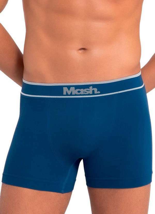 Mash - Kit com 2 Cuecas Boxer Mash 711.17 Az20-Preto-Marinho 3
