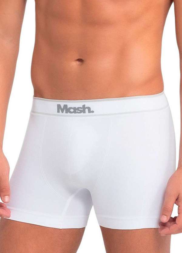Mash - Kit com 2 Cuecas Boxer Mash 711.17 Cz02-Chumbo-Branco 3