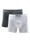 Mash - Kit com 2 Cuecas Boxer Mash 711.17 Cz02-Chumbo-Branco - variação: Cz02-Chumbo-Branco
