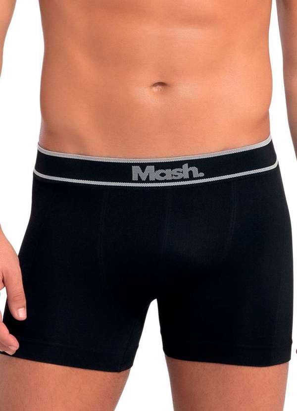 Mash - Kit com 2 Cuecas Boxer Mash 711.17 Pt00-Preto 2