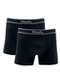 Mash - Kit com 2 Cuecas Boxer Mash 711.17 Cz02-Chumbo-Branco - variação: Pt00-Preto