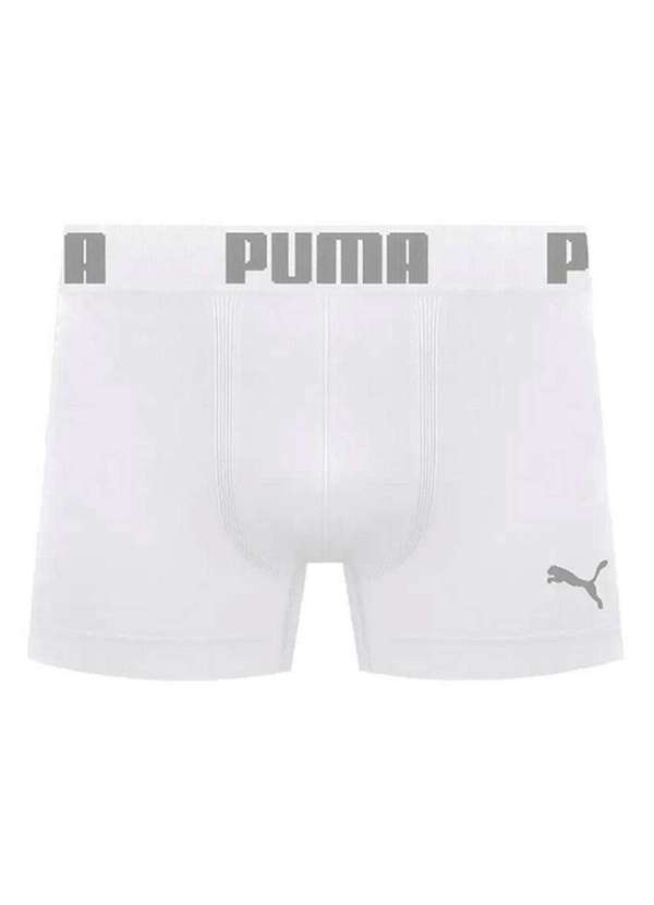 Puma - Kit com 2 Cuecas Boxer Puma 14100-001 Branco 2