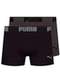 Puma - Kit com 2 Cuecas Boxer Puma 14100-001 Preto - variação: Preto-Chumbo