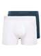 Selene - Kit com 2 Cuecas Boxer Selene 11070-002/003/440 Marinho - variação: Branco-Chumbo