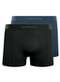 Selene - Kit com 2 Cuecas Boxer Selene 11070-002/003/440 Marinho - variação: Preto-Chumbo