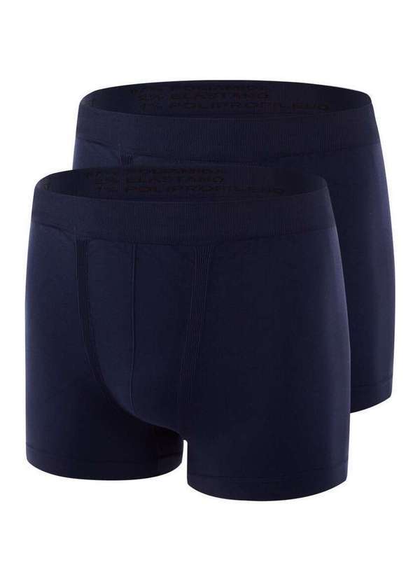 Trifil - Kit com 2 Cuecas Boxer Trifil 4620 Marinho