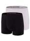 Trifil - Kit com 2 Cuecas Boxer Trifil 4620 Preto-Mescla - variação: Preto-Branco