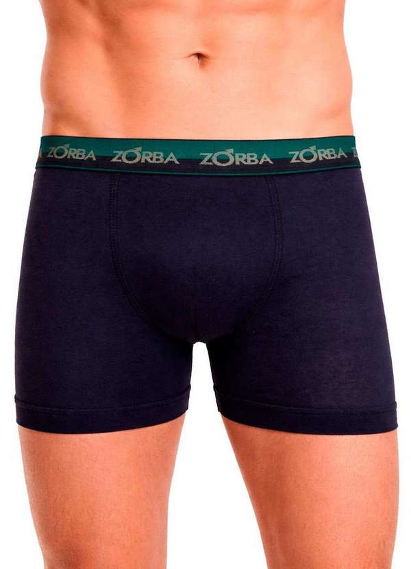 Zorba - Kit com 2 Cuecas Boxer Zorba 702 Marinho 2