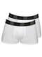 Zorba - Kit com 2 Cuecas Boxer Zorba 717 Branco-Chumbo - variação: Branco