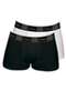 Zorba - Kit com 2 Cuecas Boxer Zorba 717 Branco-Chumbo - variação: Preto-Branco
