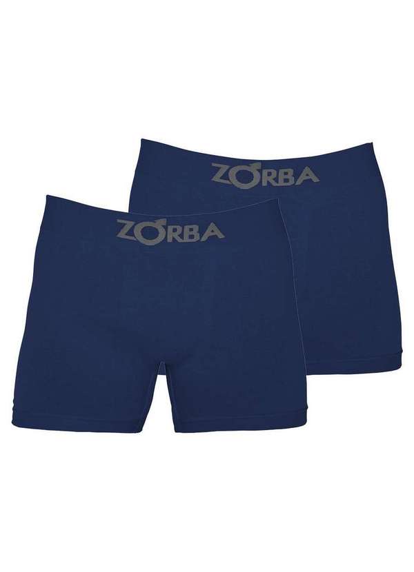 Zorba - Kit com 2 Cuecas Boxer Zorba 781 Colorido Marinho 1