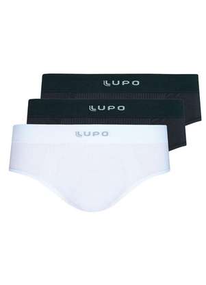 Kit com 2 Cuecas Slip Lupo 681-001 - LUPO