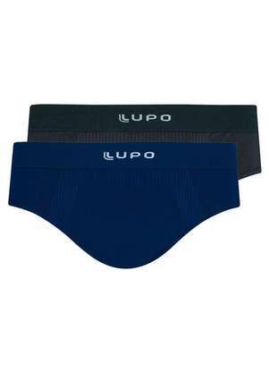Kit com 2 Cuecas Slip Lupo 681-001 - LUPO