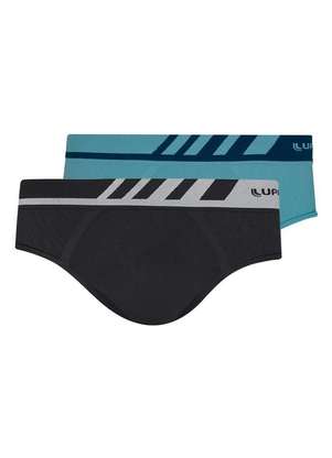 Kit com 2 Cuecas Slip Lupo 691-002 - LUPO