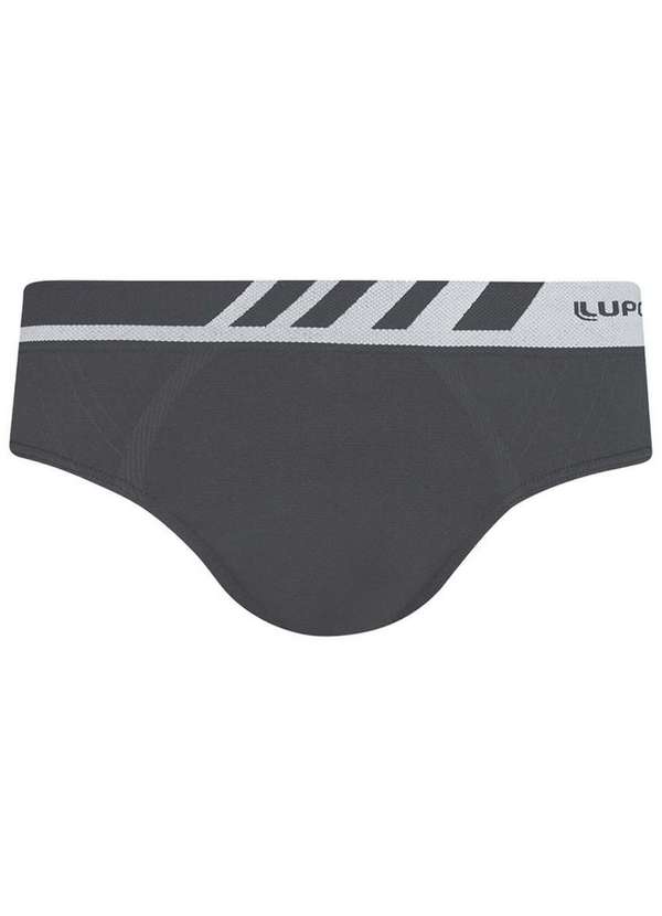 Lupo - Kit com 2 Cuecas Slip Lupo 691-002 Preto-Grafite 3