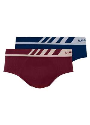 Kit com 2 Cuecas Slip Lupo 691-002 - LUPO