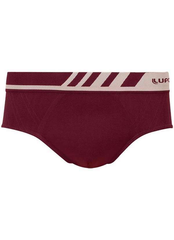 Lupo - Kit com 2 Cuecas Slip Lupo 691-002 Vinho 2