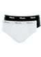 Mash - Kit com 2 Cuecas Slip Mash 073.58 Branco - variação: Branco-Preto