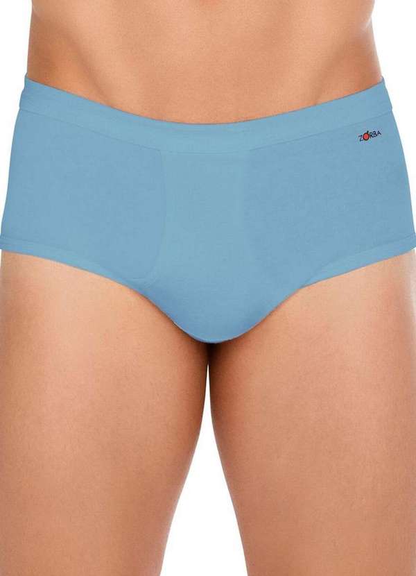 Zorba - Kit com 2 Cuecas Slip Zorba com Abertura 185 Denin-Grafite 2