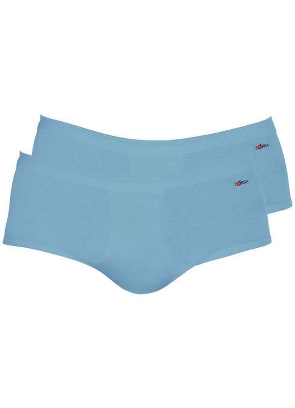 Zorba - Kit com 2 Cuecas Slip Zorba com Abertura 185 Denin