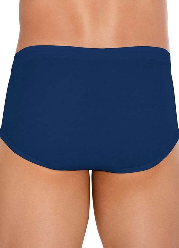 Zorba - Kit com 2 Cuecas Slip Zorba com Abertura 185 Marinho 3